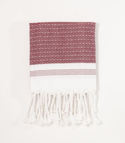 Bhumi Organic Cotton - Khadi Hand Towel - Cabernet