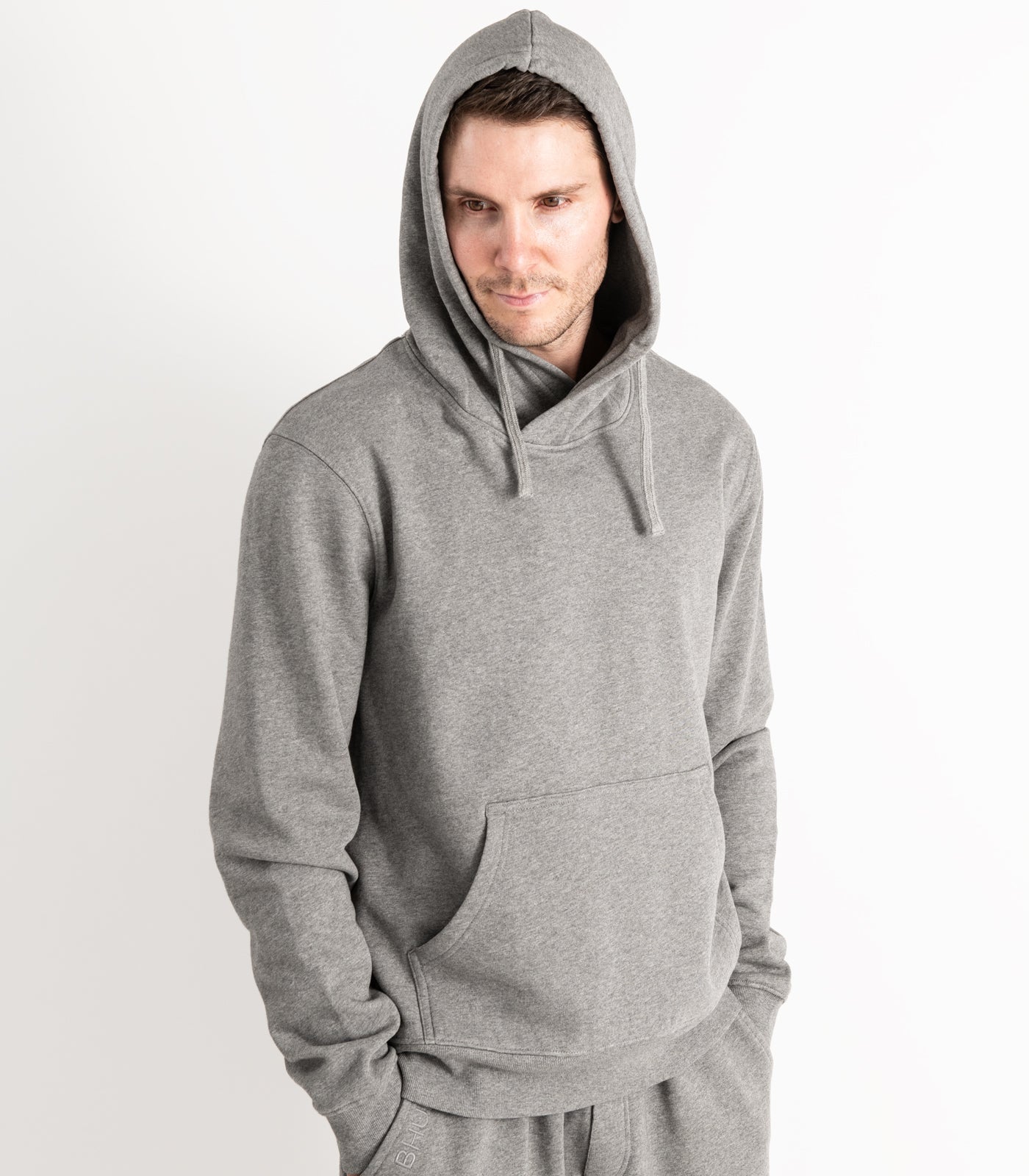 Bhumi Organic Cotton - Men's Hoodie -Graphite Melange