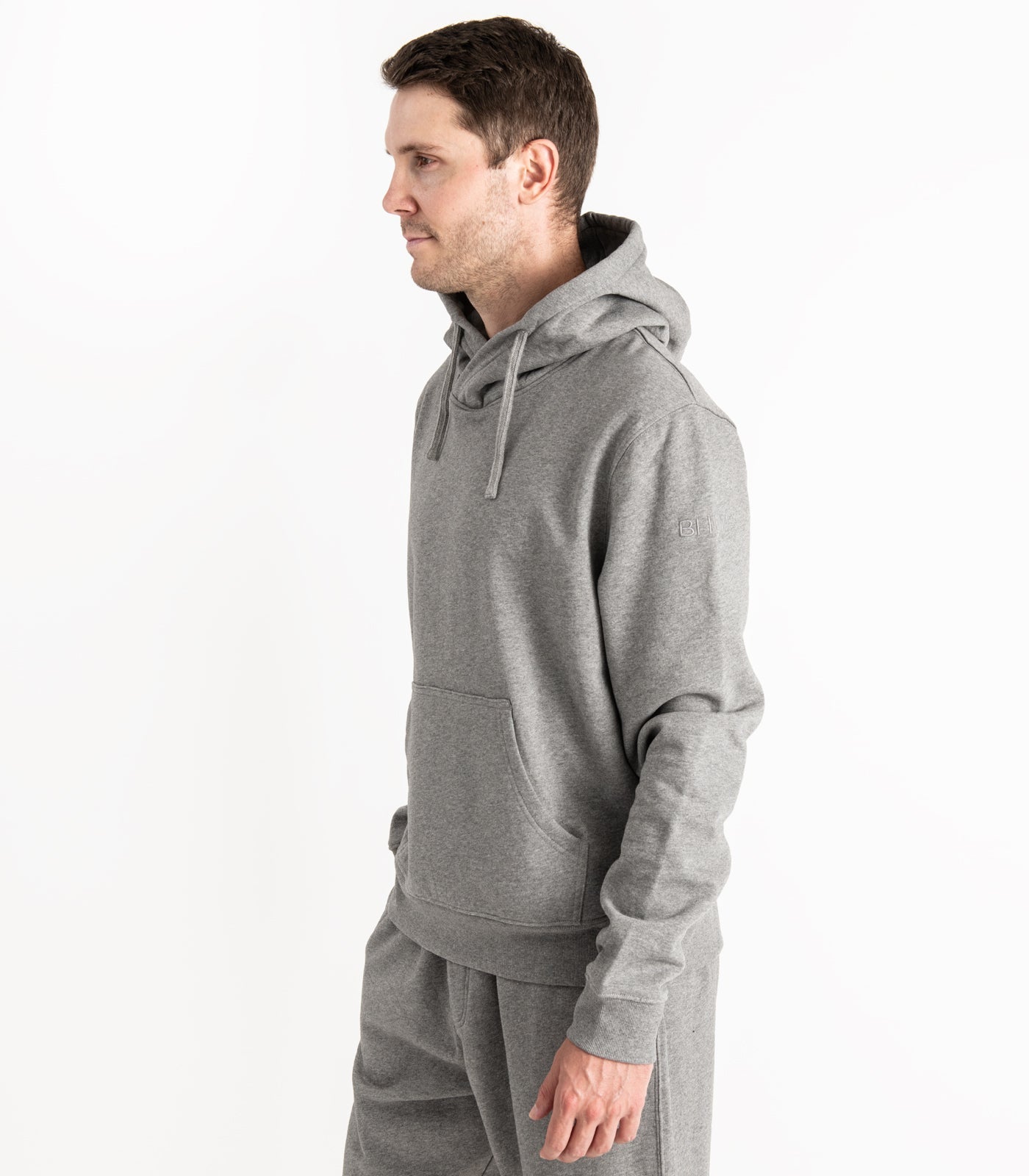 Bhumi Organic Cotton - Men's Hoodie -Graphite Melange