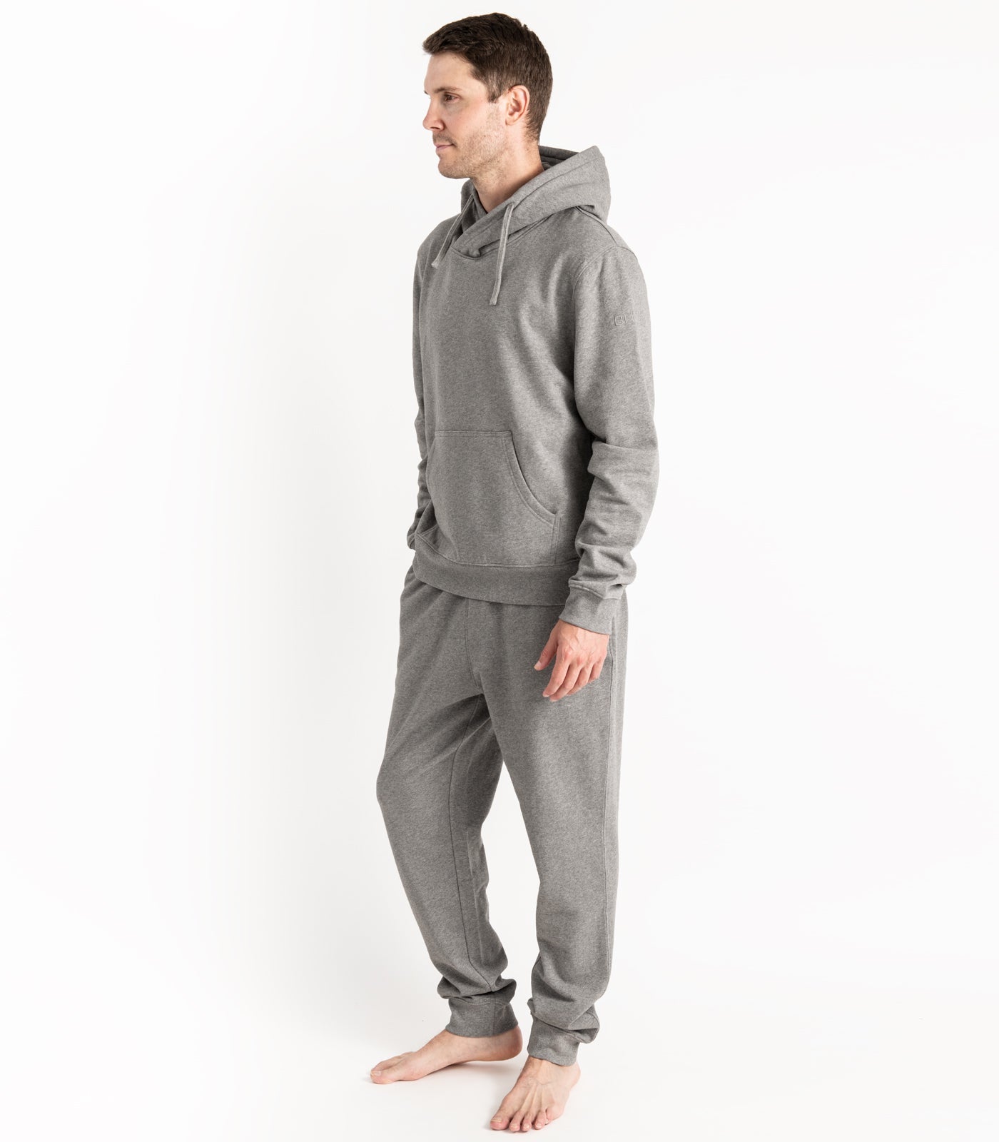 Bhumi Organic Cotton - Men's Hoodie -Graphite Melange