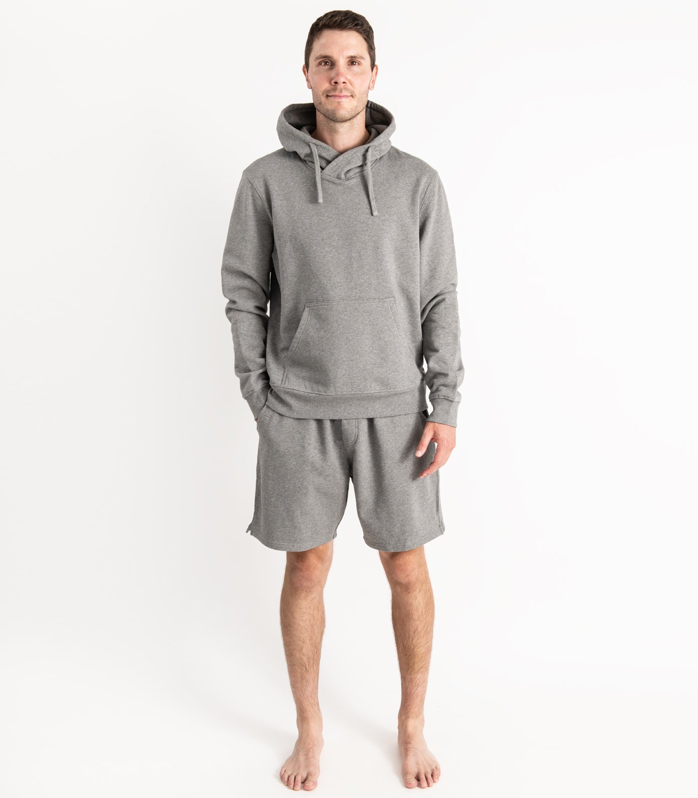 Bhumi Organic Cotton - Men's Hoodie -Graphite Melange