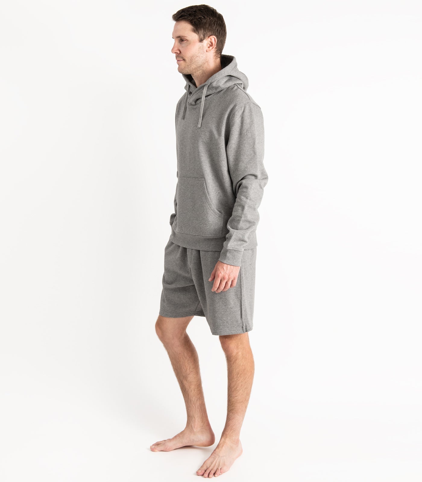 Bhumi Organic Cotton - Men's Hoodie -Graphite Melange