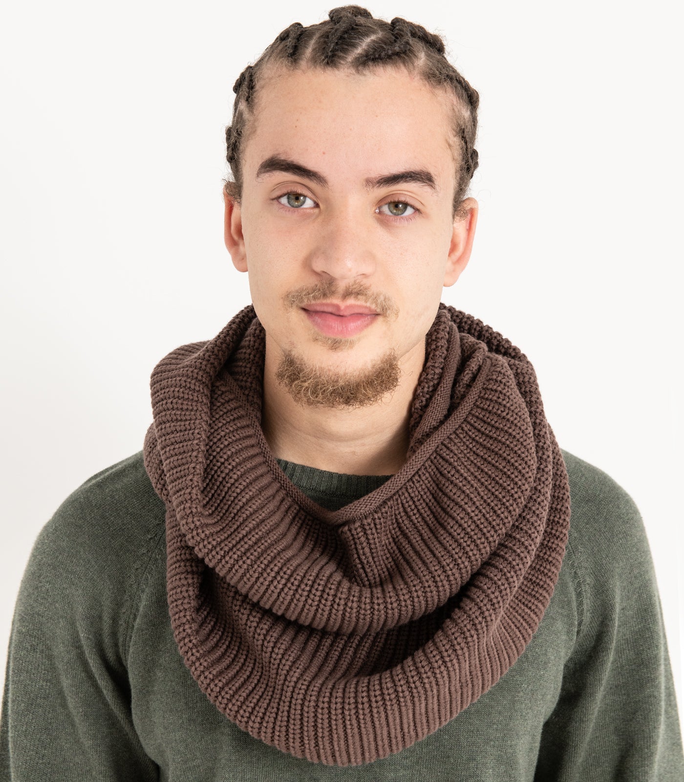 Bhumi Organic Cotton - Infinity Knit Scarf (3 pack) - Preorder - Chocolate