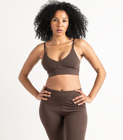 Bhumi Organic Cotton - Classic T-Shirt Bra - Chocolate Martini
