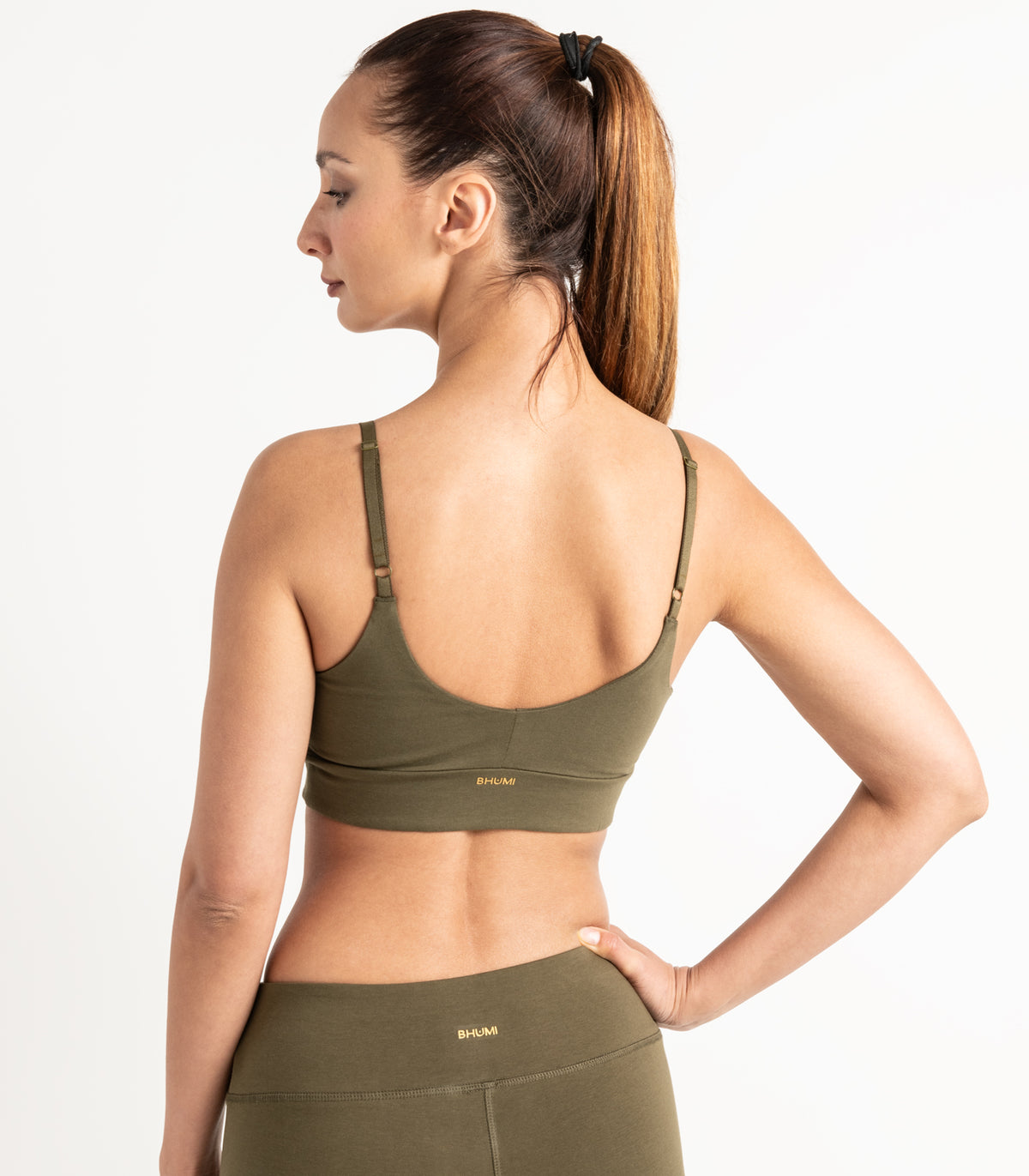 Bhumi Organic Cotton - Classic T-Shirt Bra - Dark Olive