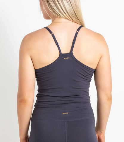 Bhumi Organic Cotton - Cropped Bra Top - Graphite