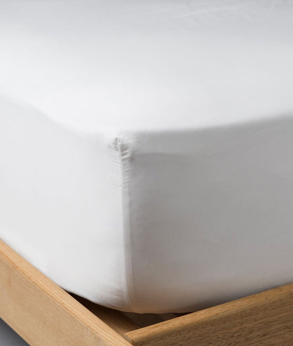 Bhumi Organic Cotton - Percale Sheet Set - White