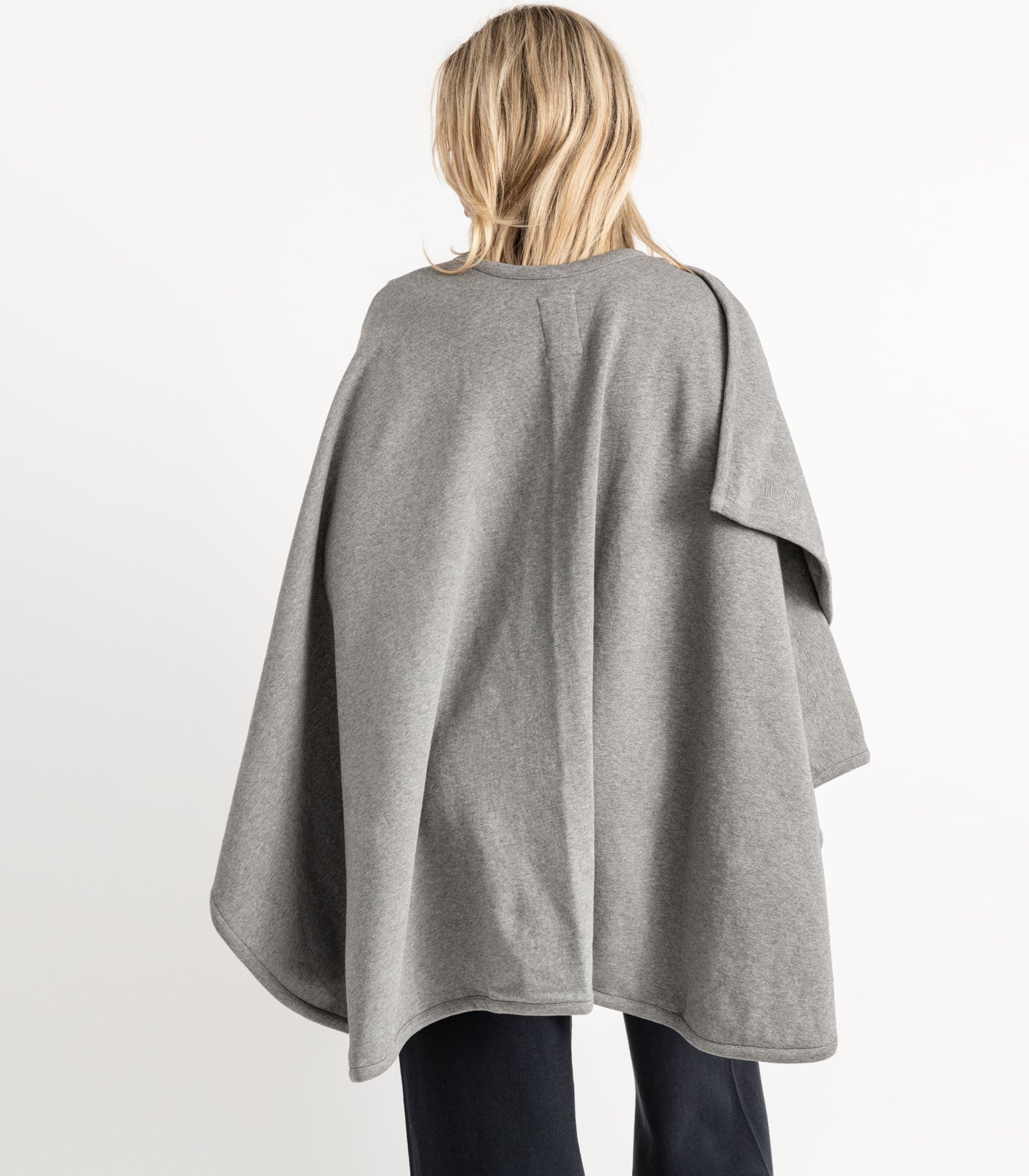 Bhumi Organic Cotton - Fleece Wrap - Graphite Melange