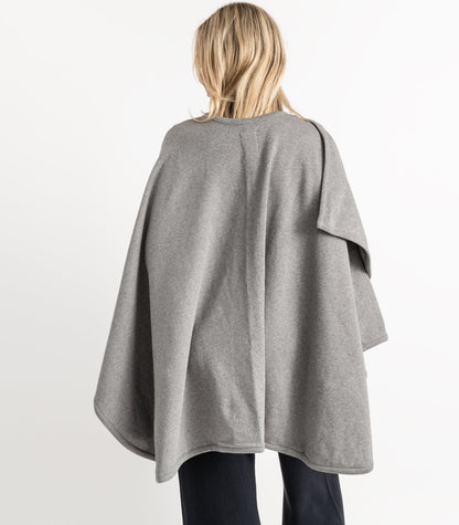 Bhumi Organic Cotton - Fleece Wrap - Graphite Melange