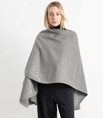 Bhumi Organic Cotton - Fleece Wrap - Graphite Melange
