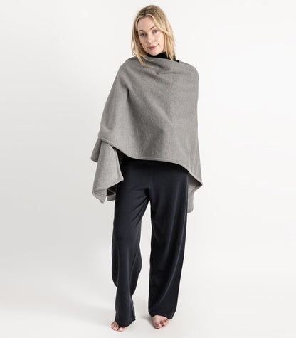 Bhumi Organic Cotton - Fleece Wrap - Graphite Melange