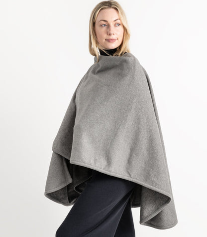 Bhumi Organic Cotton - Fleece Wrap - Graphite Melange