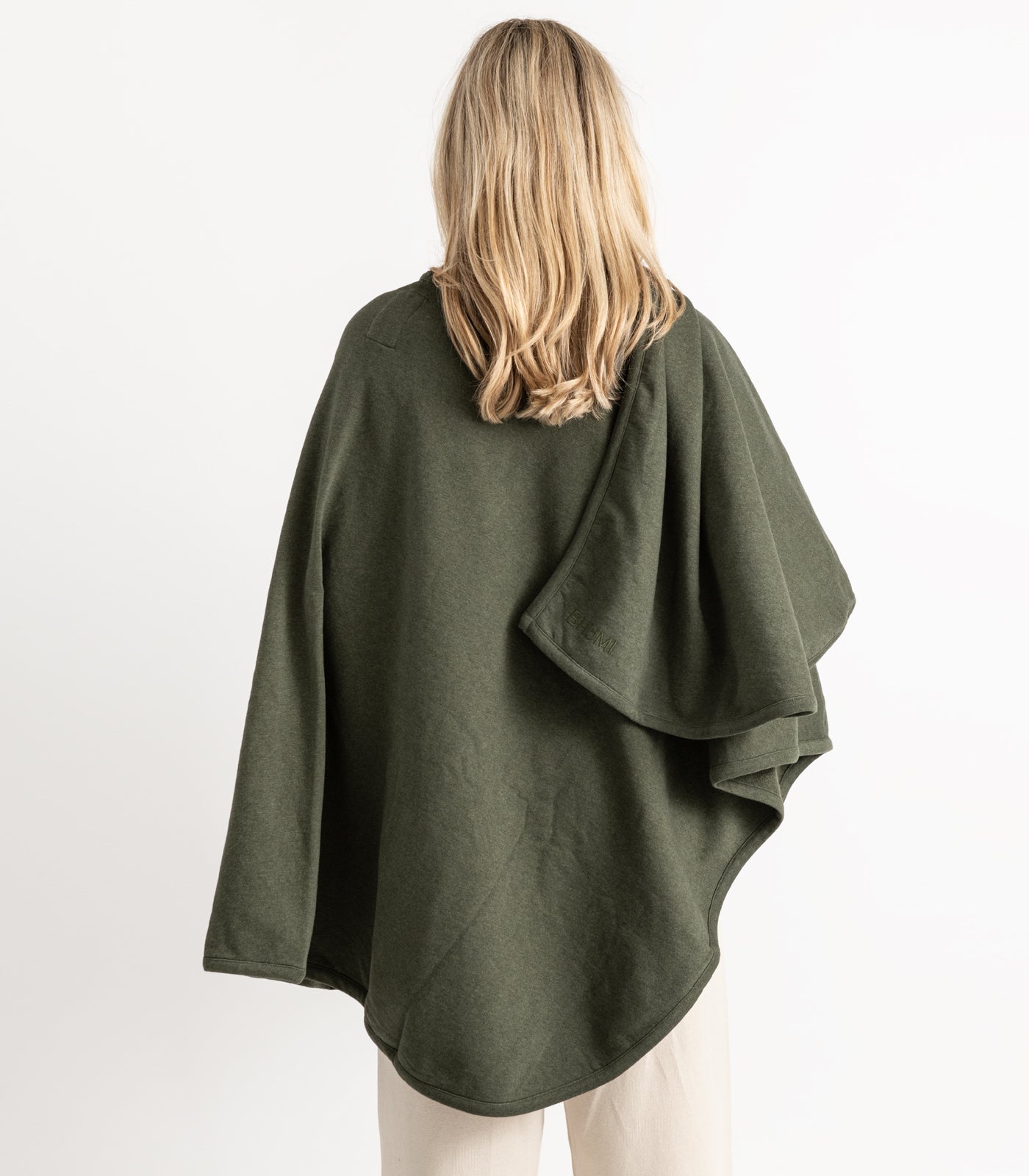 Bhumi Organic Cotton - Fleece Wrap - Green Melange