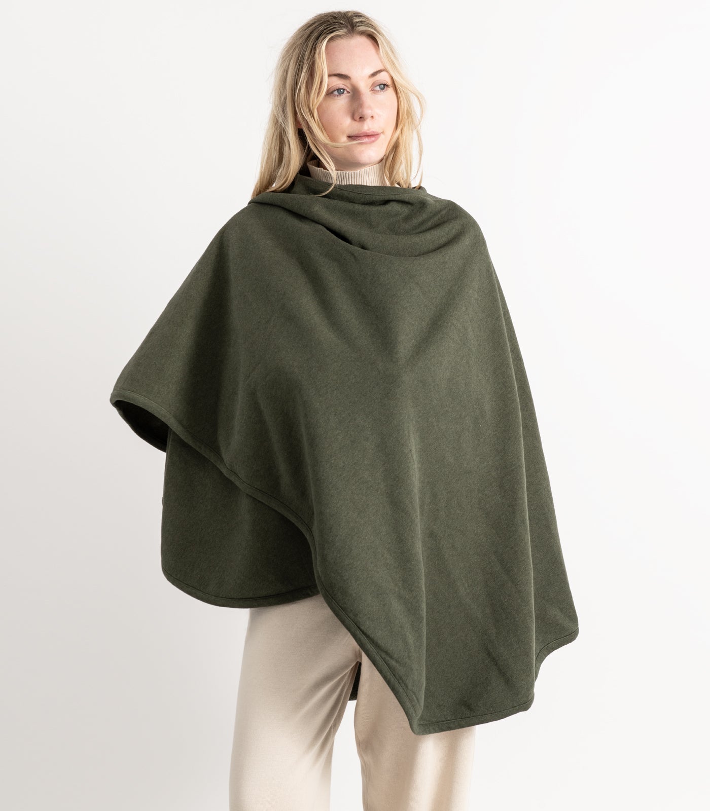 Bhumi Organic Cotton - Fleece Wrap - Green Melange