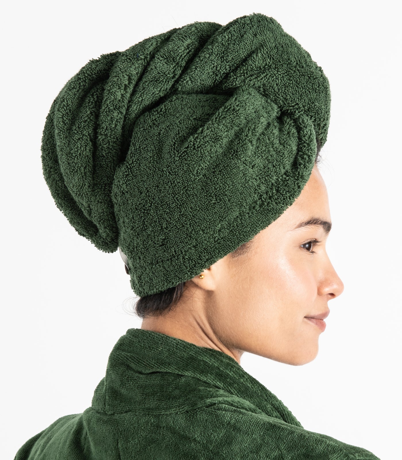 Bhumi Organic Cotton - Head Wrap - Forest Green