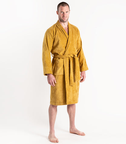 Bhumi Organic Cotton - Spa Robe - Golden Tumeric 