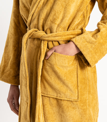 Bhumi Organic Cotton - Spa Robe - Golden Tumeric 