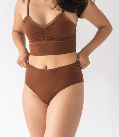 Organic Cotton Hi Cut Brief (2 Pack)