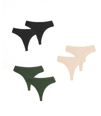 Bhumi Organic Cotton - Hi Rise G String (6 Pack)