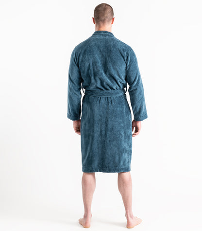 Bhumi Organic Cotton - Spa Robe - Indian Teal