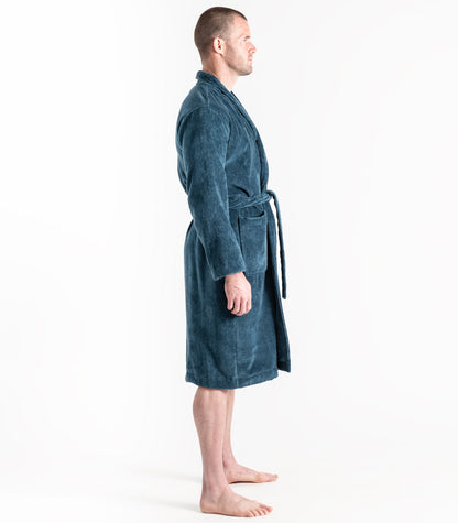 Bhumi Organic Cotton - Spa Robe - Indian Teal