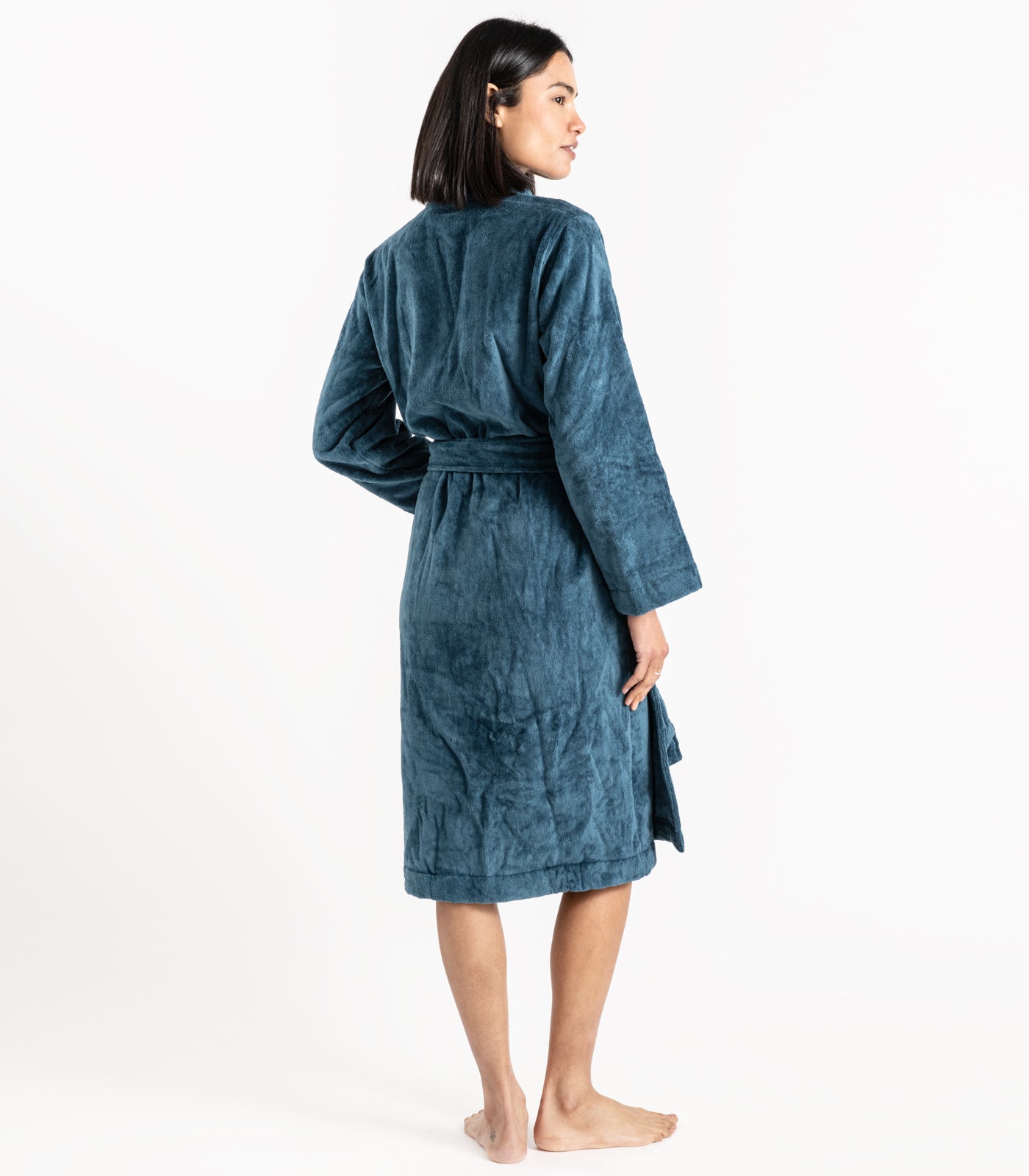 Bhumi Organic Cotton - Spa Robe - Indian Teal