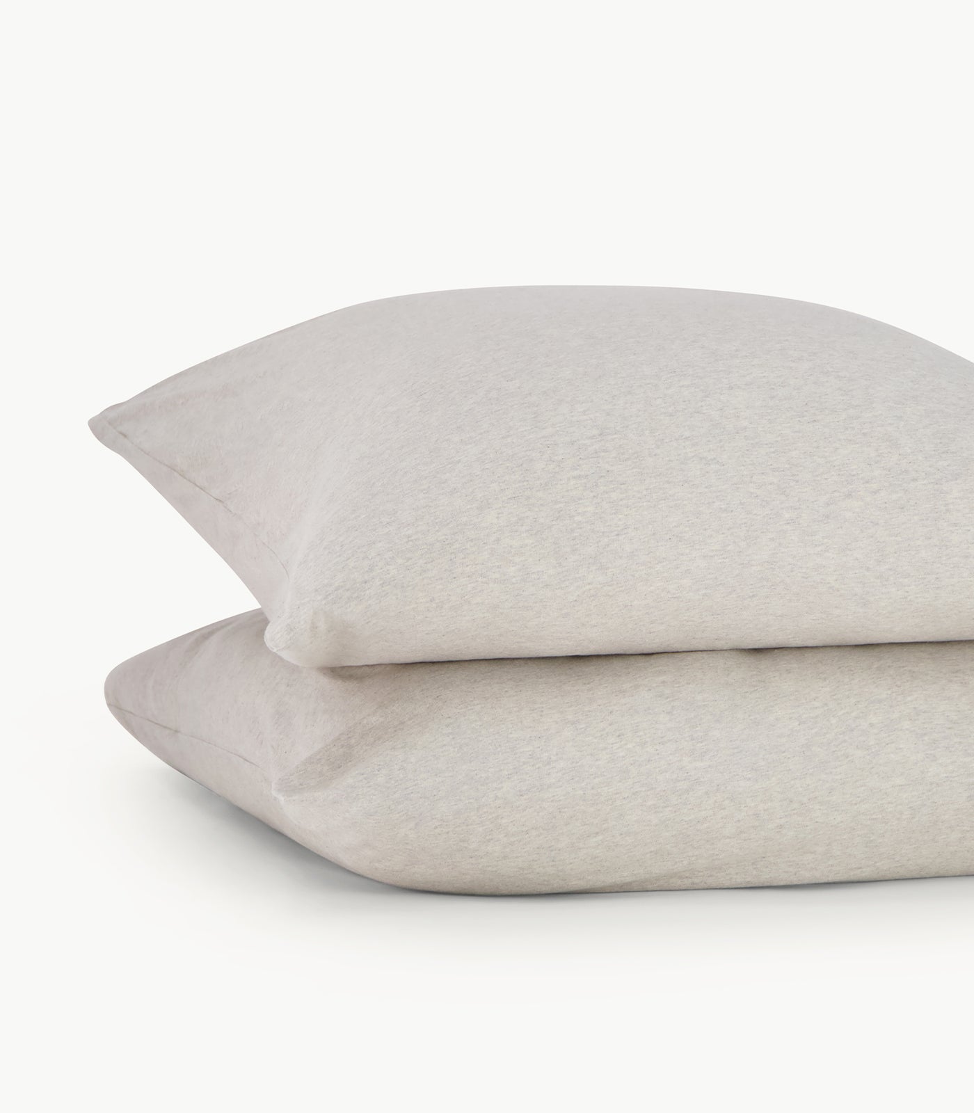 Bhumi Organic Cotton - European - Jersey Pillow Cases (pair) - Glacier Melange