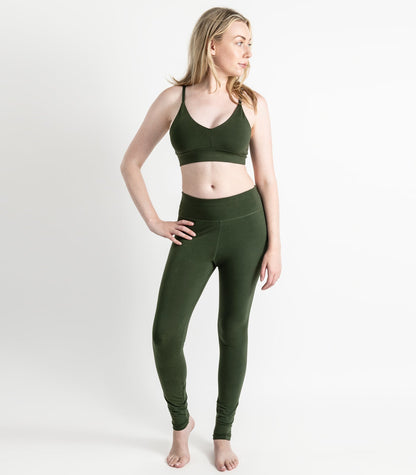 Bhumi Organic Cotton - New Leggings - Kombu Green