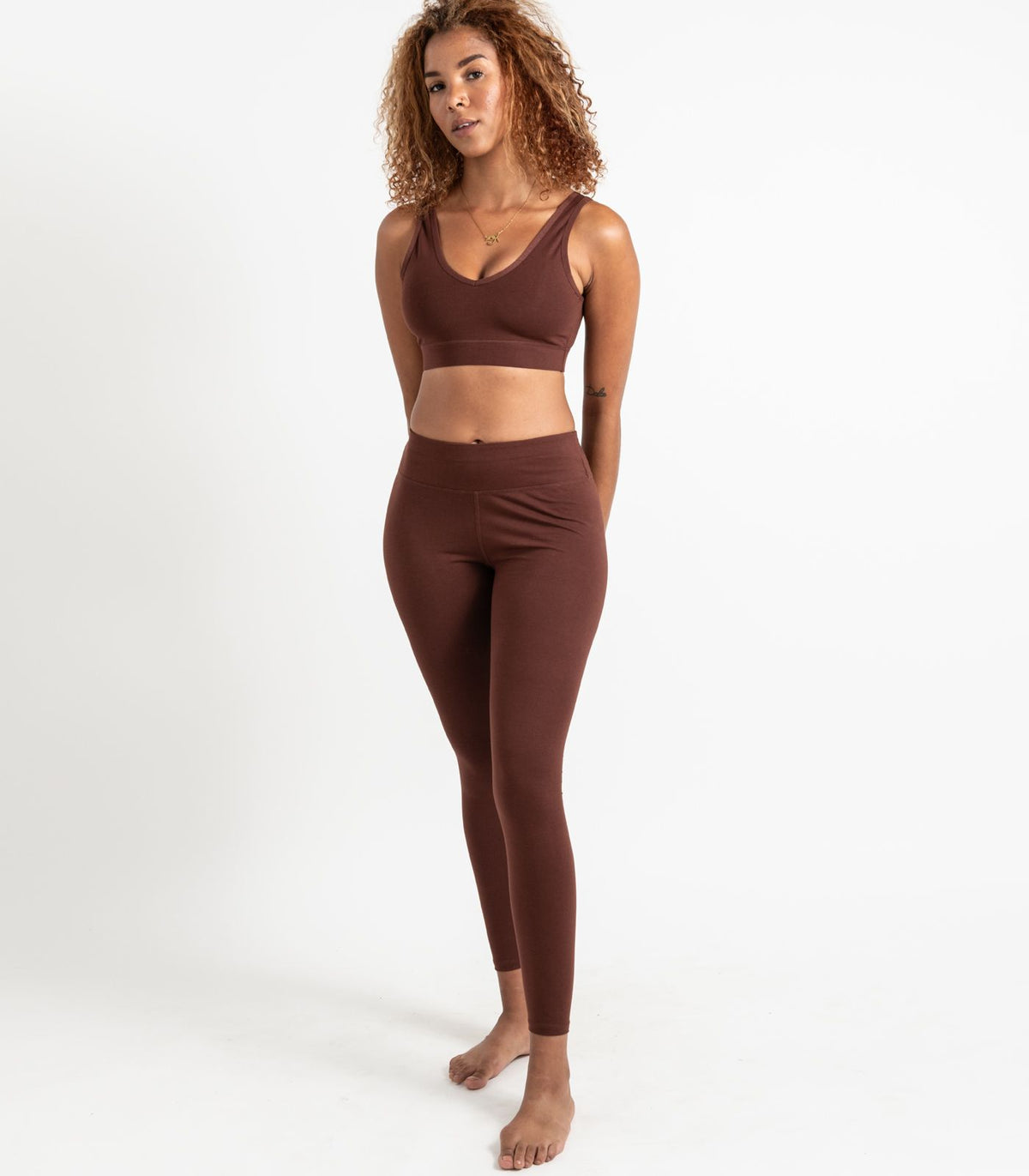 Bhumi Organic Cotton - New Leggings - Espresso