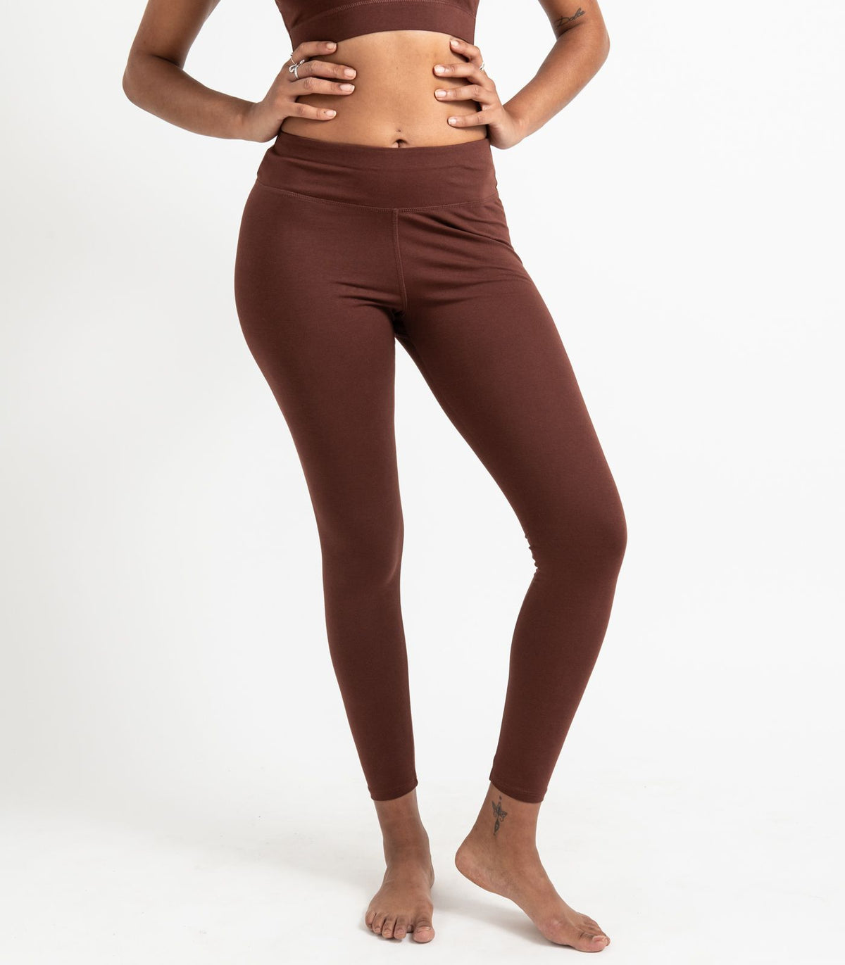 Bhumi Organic Cotton - New Leggings - Espresso