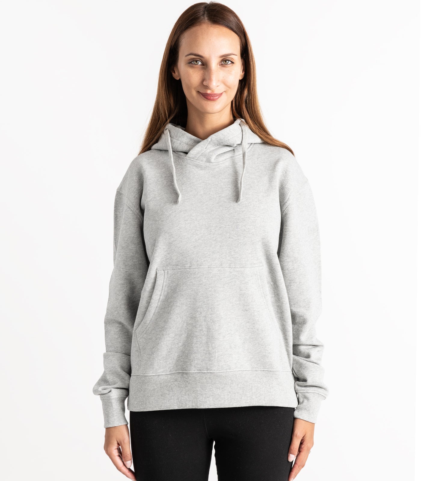 Bhumi Organic Cotton - Track Pant and Hoodie (Women) -  Light Grey Melange
