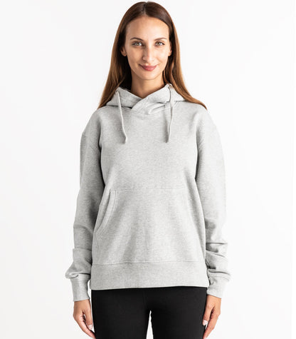 Bhumi Organic Cotton - Track Pant and Hoodie (Women) -  Light Grey Melange