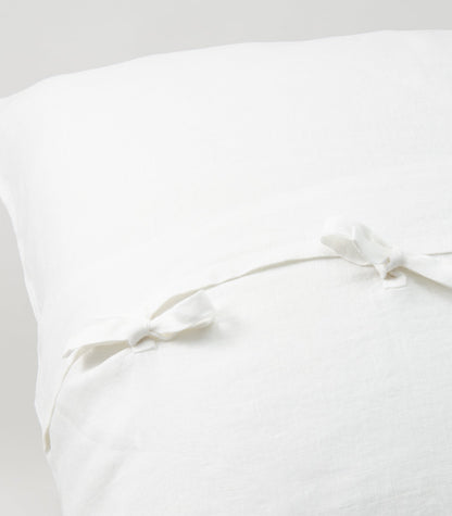 Linen Pillow Cases (pair) - European - White