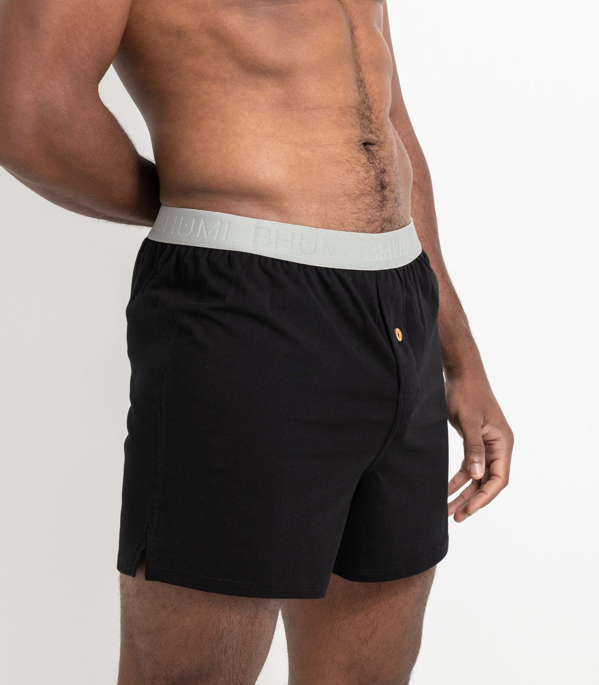 Bhumi Organic Cotton - The Original Boxers (2 Pack) - Black