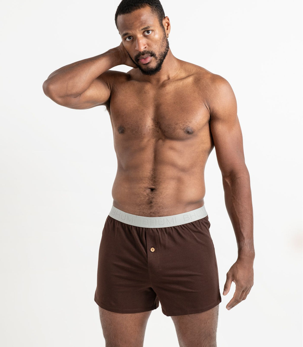 Bhumi Organic Cotton - The Original Boxers (2 Pack) - Coffee Bean