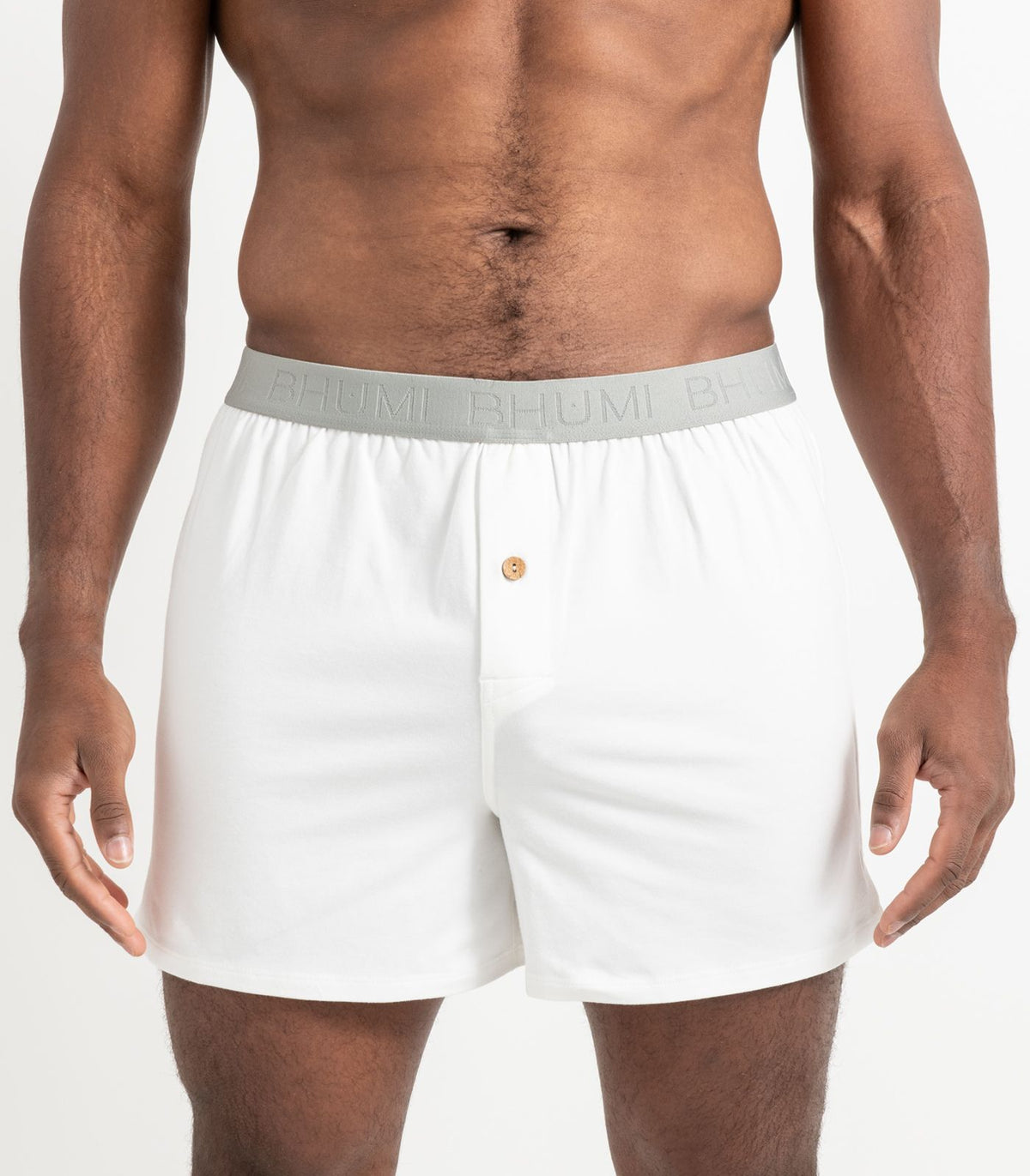 Bhumi Organic Cotton - The Original Boxers (2 Pack) - White