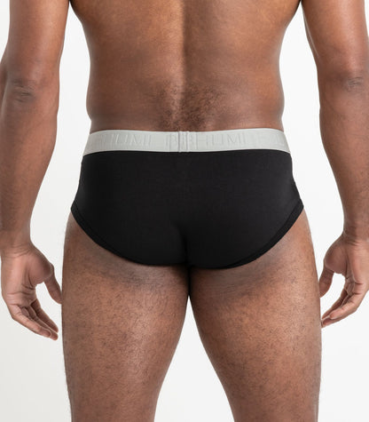 Bhumi Organic Cotton - The Original Briefs (2 Pack) - Black