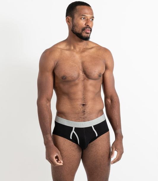 Bhumi Organic Cotton - The Original Briefs (2 Pack) - Black