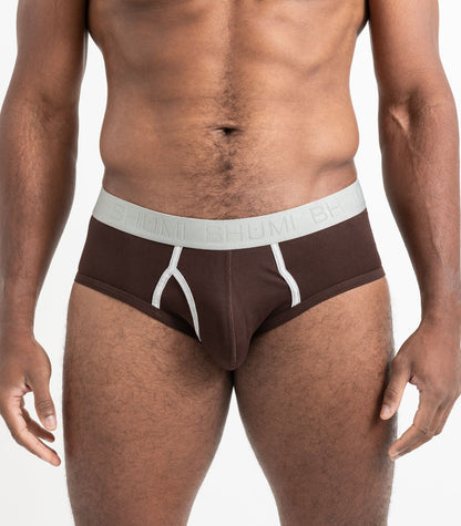 Bhumi Organic Cotton - The Original Briefs (2 Pack) - Coffee Bean