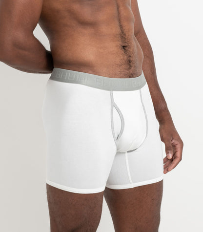 Bhumi Organic Cotton - The Original Trunks (2 Pack) - White