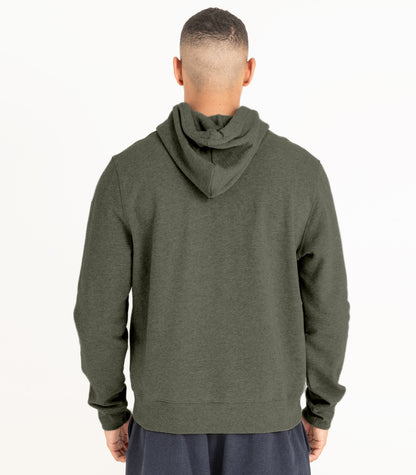 Bhumi Organic Cotton - Men's Hoodie -Green Melange