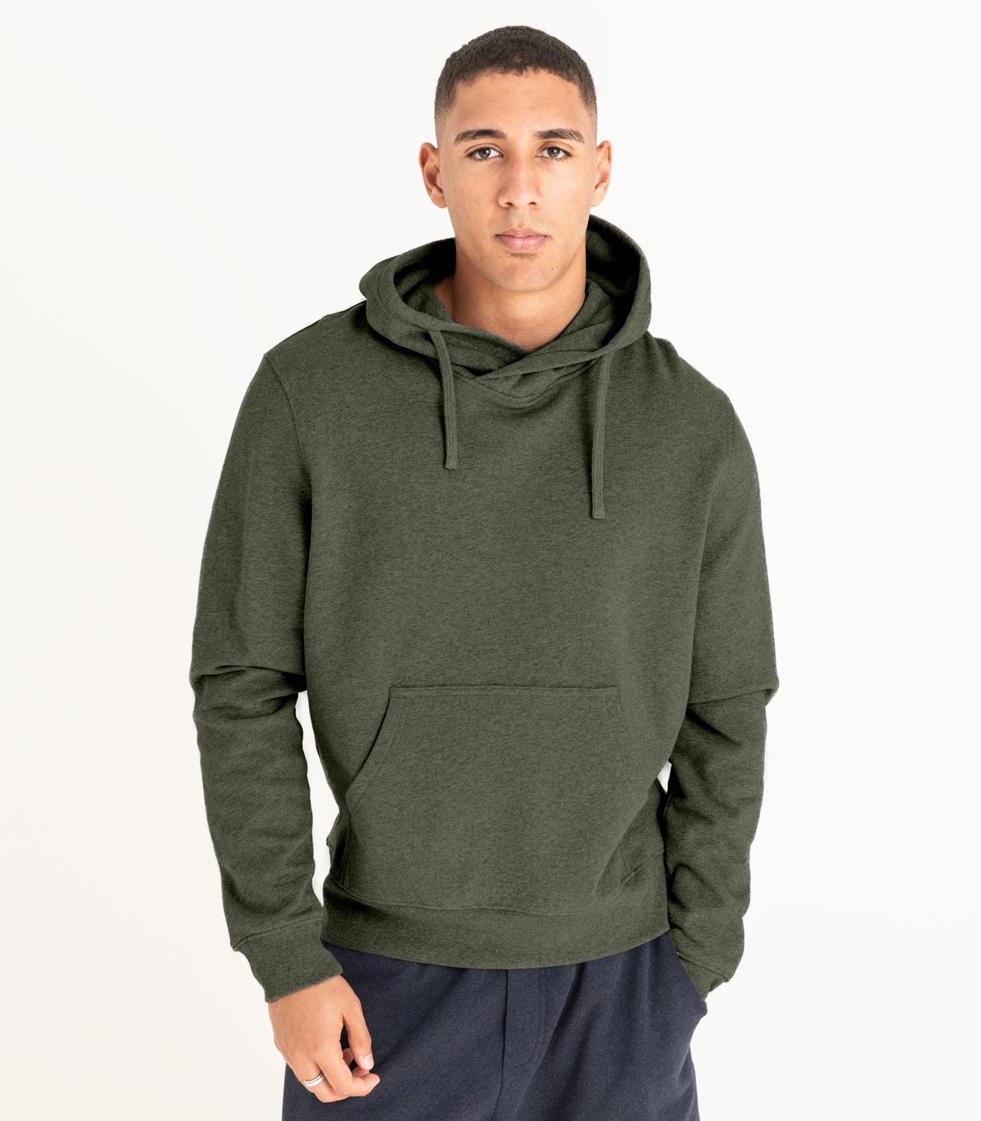 Bhumi Organic Cotton - Men's Hoodie - Green Melange