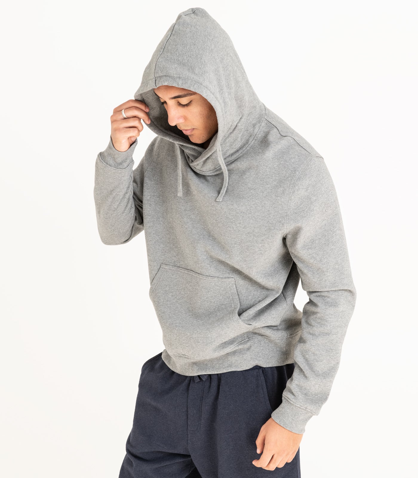 Bhumi Organic Cotton - Men's Hoodie -Graphite Melange