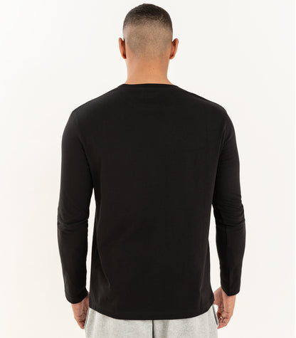 Bhumi Organic Cotton - Men's Basic Long Sleeve Shirt - Black