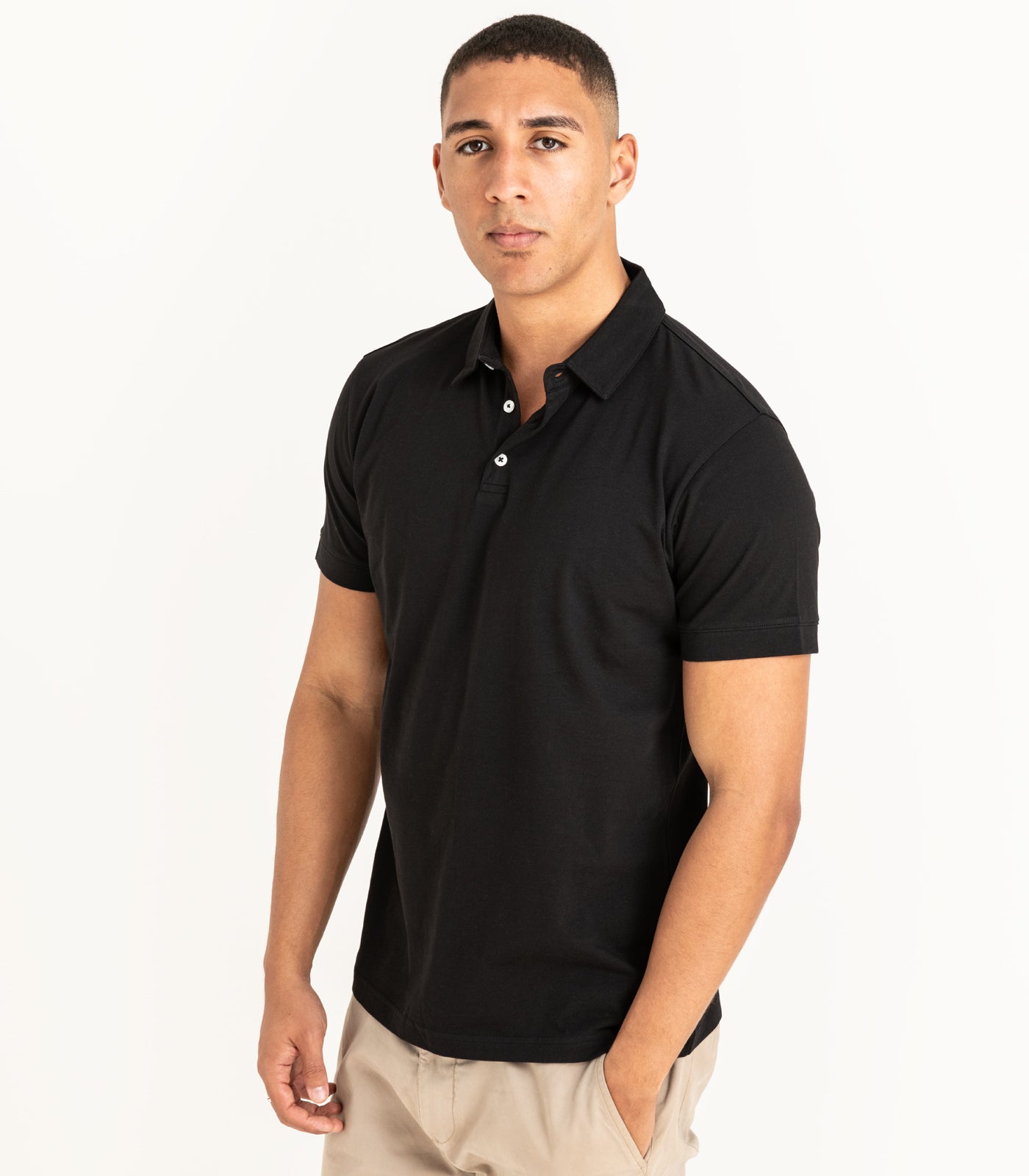 Bhumi Organic Cotton - Polo Shirt (3 Pack) - Black