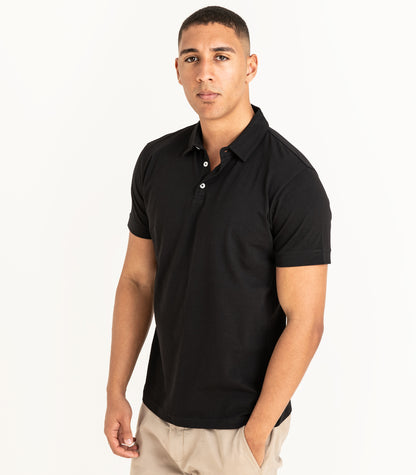 Bhumi Organic Cotton - Polo Shirt (3 Pack) - Black