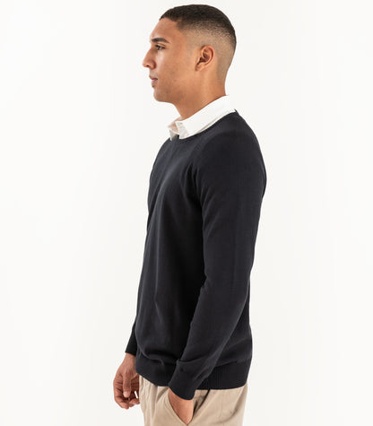 Fine Knit Round Neck Sweater