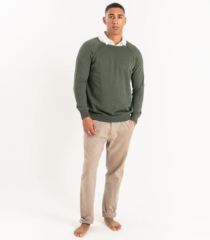 Fine Knit Round Neck Sweater
