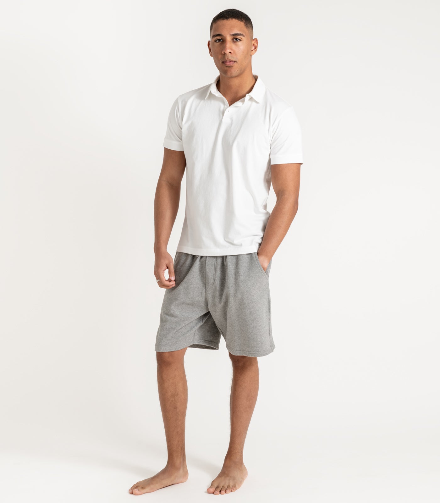 Bhumi Organic Cotton - Men's Shorts - Graphite Melange