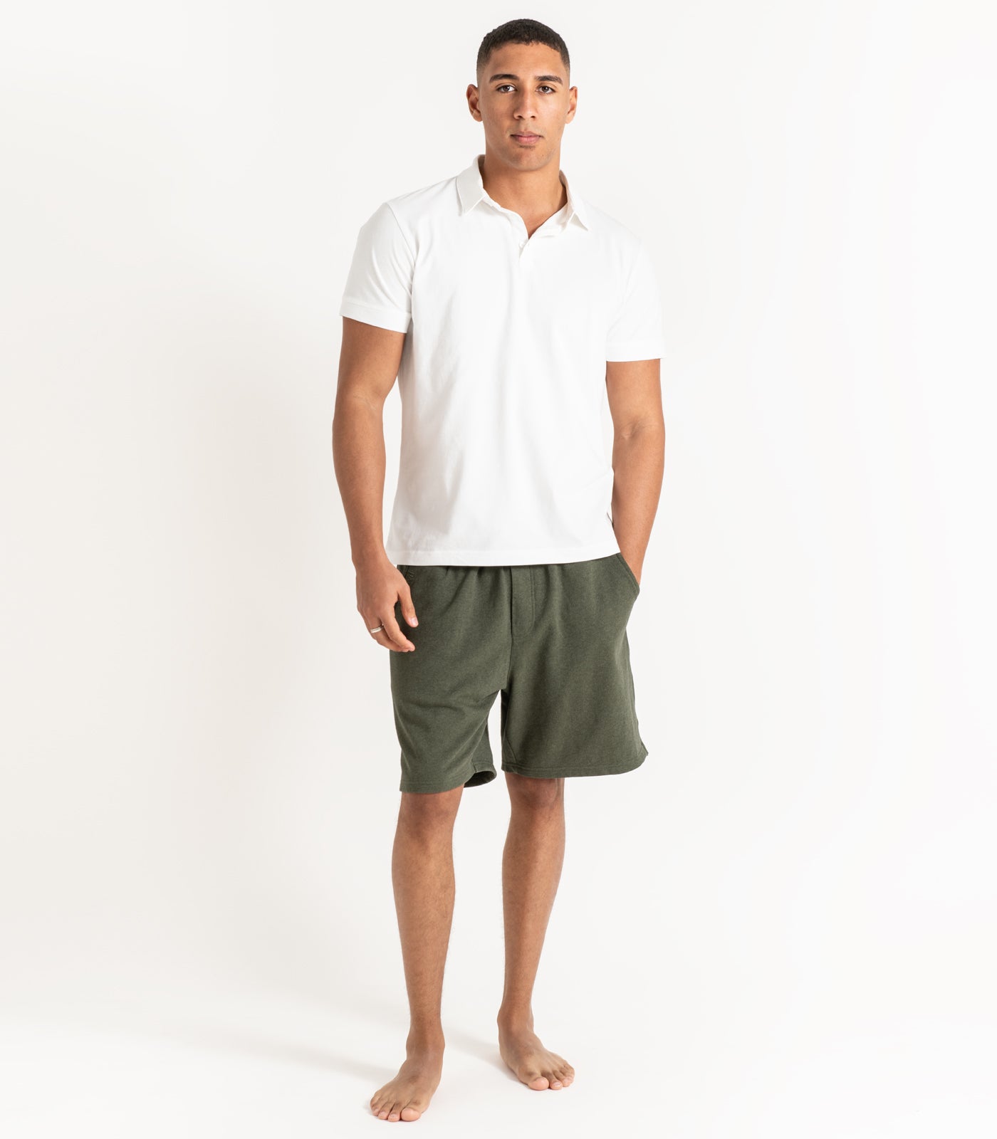 Bhumi Organic Cotton - Men's Shorts - Green Melange